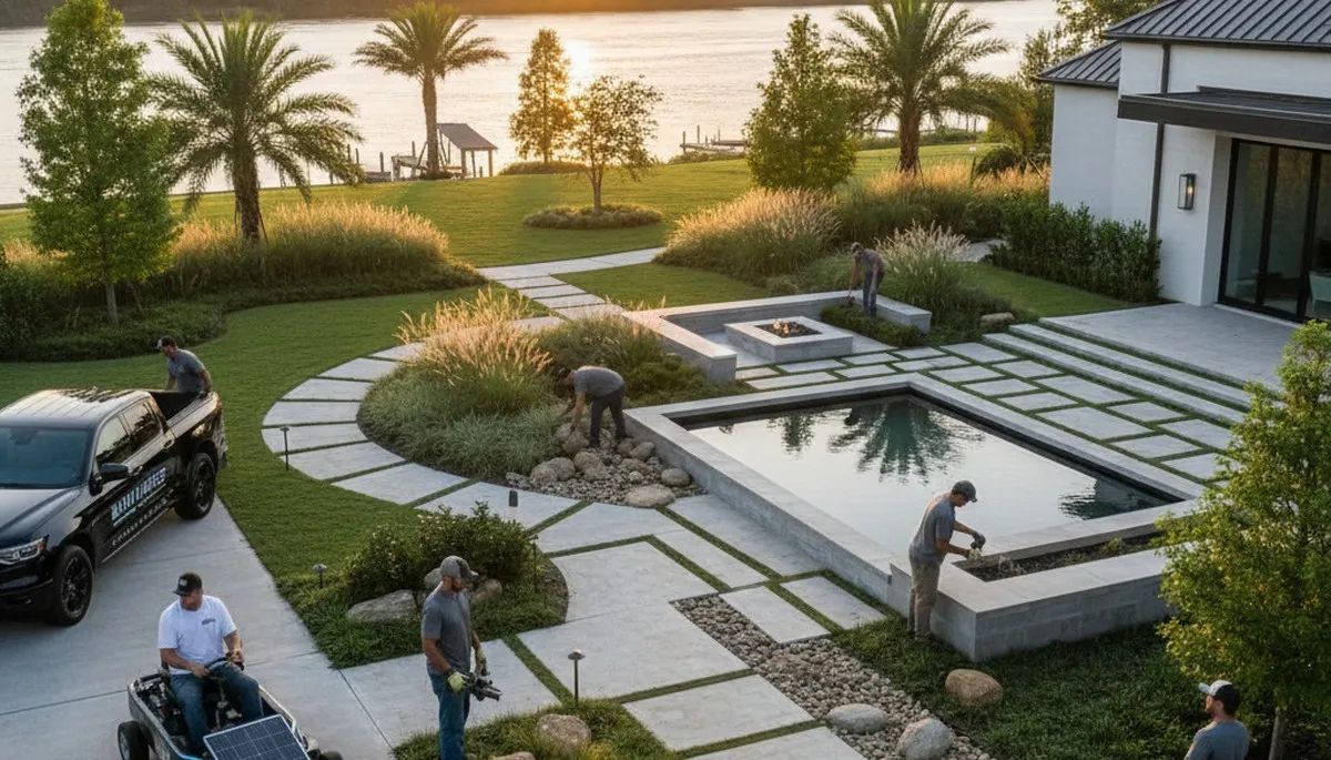Baton Rouge, LA landscaping service for lawn care and property maintenance