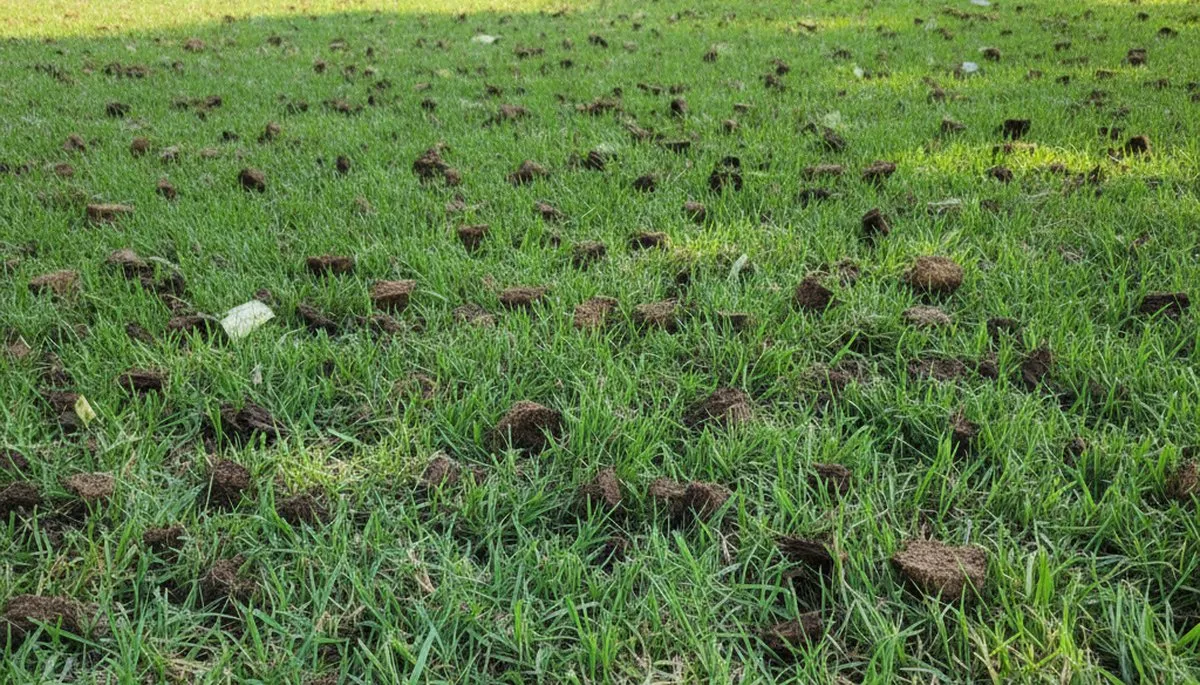Healthy Baton Rouge lawn recovering after professional aeration by Chop Chop Landscaping